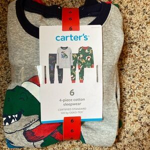 Unisex size 6 (4) piece Christmas pajamas
